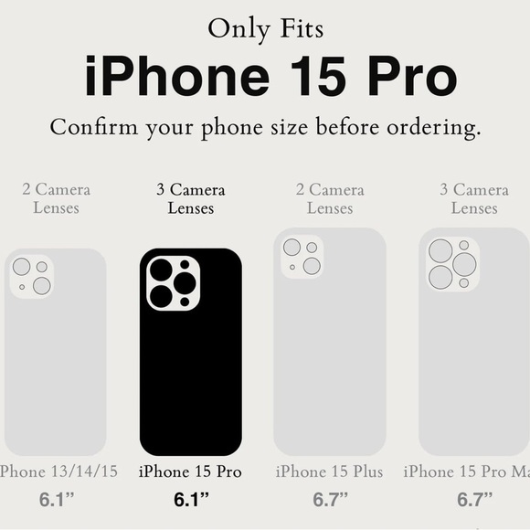 KATE SPADE  Protective Hard Shell case iphone 15 pro - Picture 3 of 5